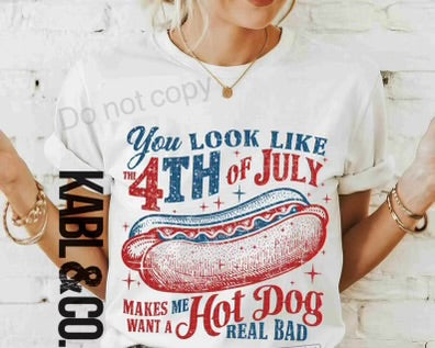 4th of July Hotdog USA